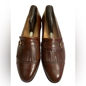 Cole Haan Men’s Brown Italian Leather Loafers Dressy Size 9